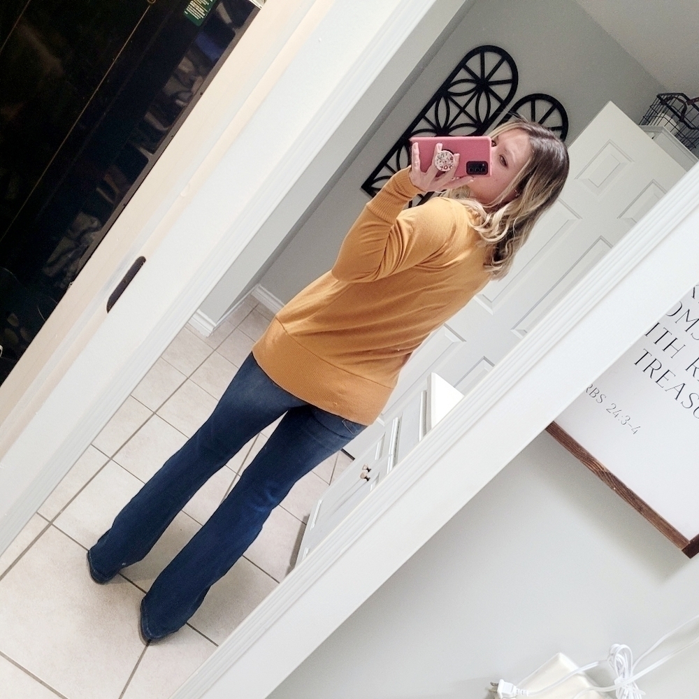 Clothing Ave. Snap Button Long Sleeve Knit Midi Cardigan Small - Picture 7 of 12